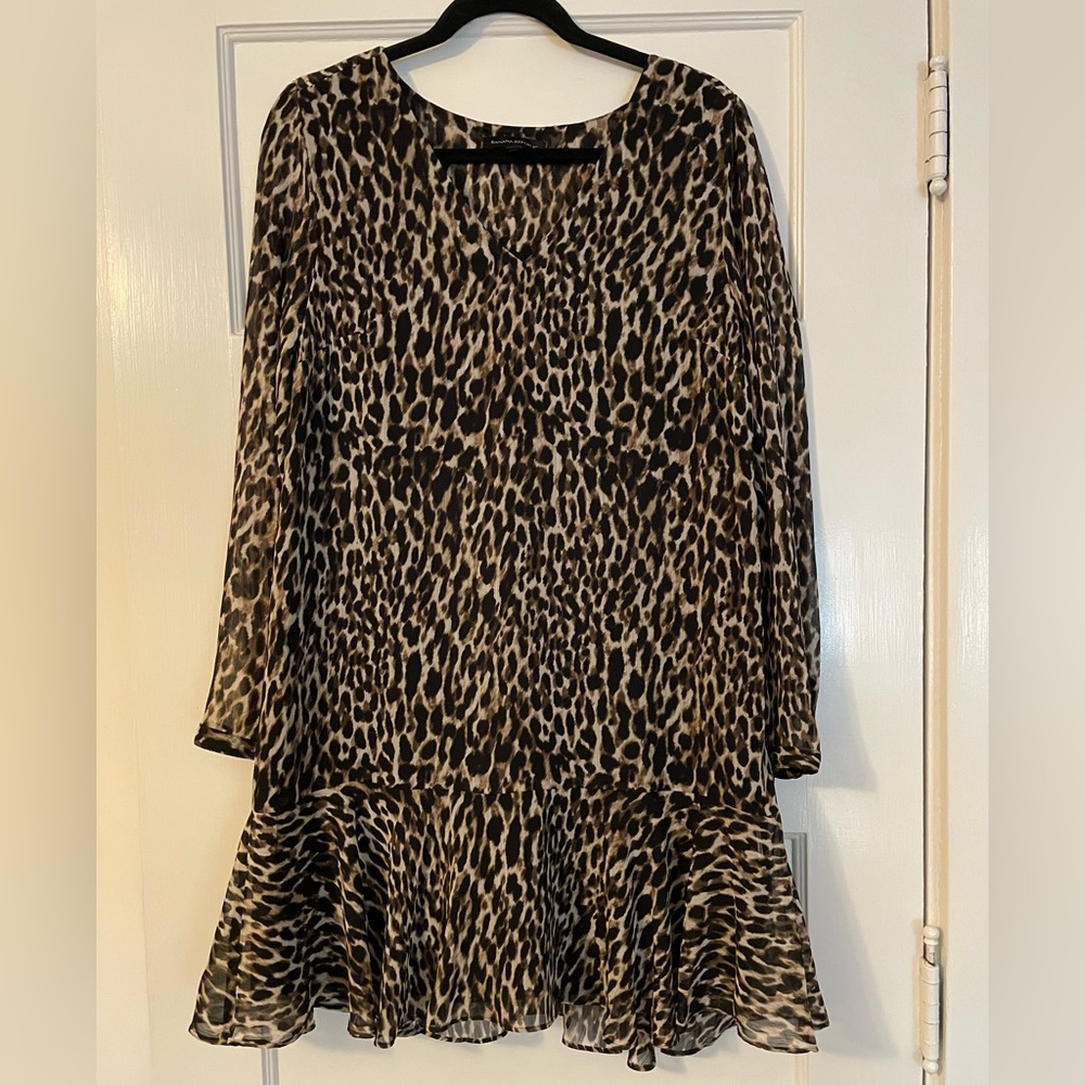 Banana Republic animal print dress